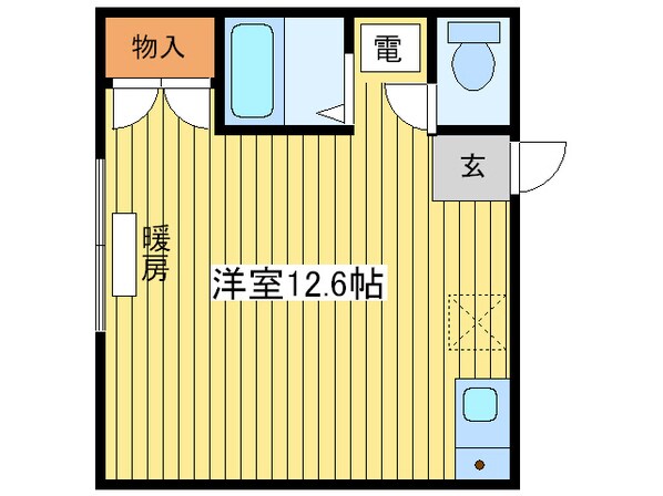 北ハウスの物件間取画像